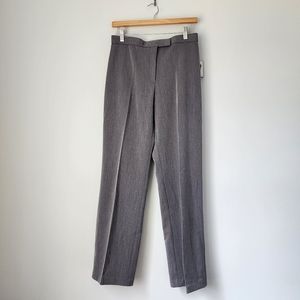 Sag Harbor Stretch Slimming Dress Pants 8 Heather Gray